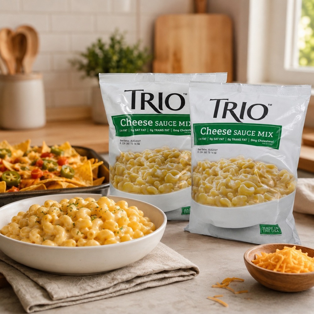 Lot of 2 Trio‎ Cheese Sauce Mix Bags New Sealed Best By Aug 2027